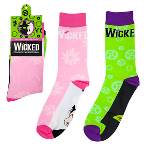 Wicked Pink Green Socks Photo